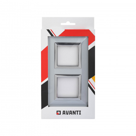 DKC Avanti Светло-Серебристый Металл Рамка 4 модуля