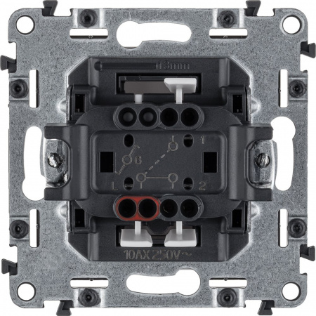 Legrand Valena LIFE DIY Бел Переключатель 1-клавишный 10А 250В