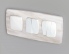 Лицевая панель OMEGA (Белый матовый) для 1-кл выключателей QUANT OP1210