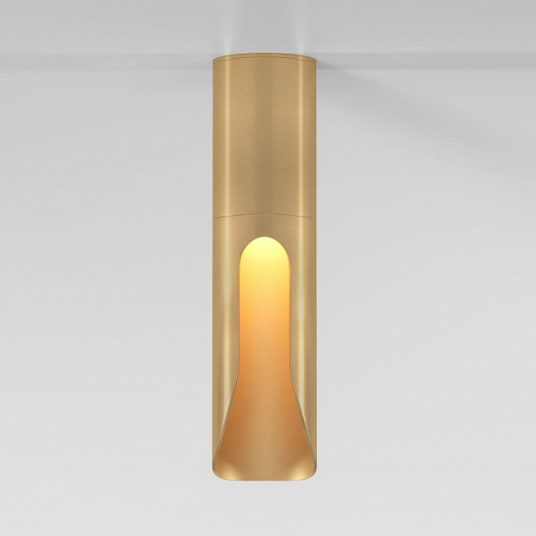 Светильник потолочный светодиодный Apex 7W 3000K латунь 25113/LED Elektrostandard Apex a068291 Светильник потолочный светодиодный Apex 7W 3000K латунь 25113/LED Elektrostandard Apex a068291