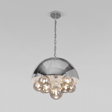 Подвесной светильник со стеклянными плафонами 30178 хром Eurosvet Anait