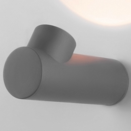 Уличный настенный светодиодный светильник Ray LED IP54 35134/W серый Elektrostandard Ray a056371