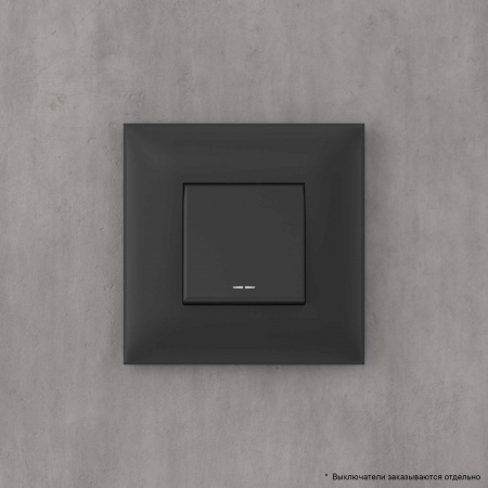 DKC Avanti Черный матовый Рамка 2 модуля