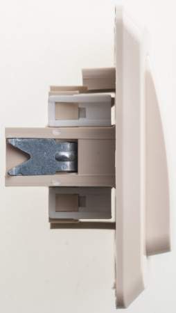 SE Этюд Крем Выключатель кнопочный 1-клавишный