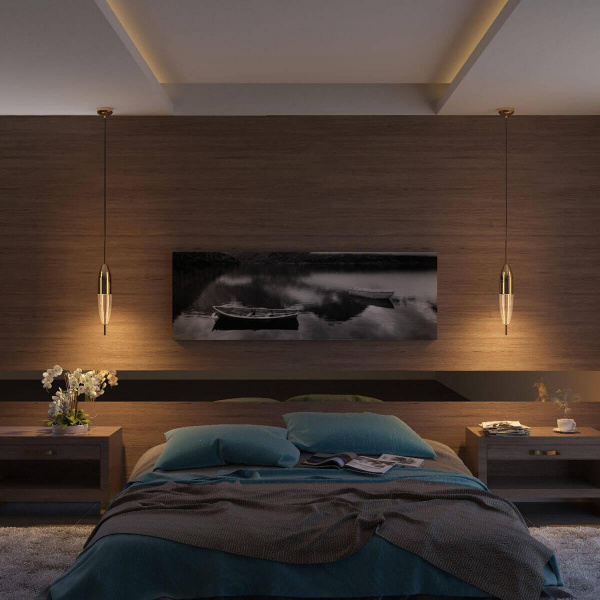 Подвесной светодиодный светильник Odeon Light L-vision Larus 4613/5L