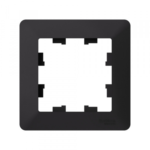 Systeme Electric AtlasDesign Air Карбон/дымчатый черный Рамка 1-ая