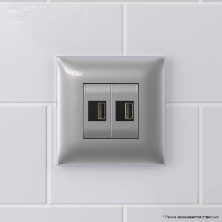 DKC Avanti Закаленная сталь Зарядное устройство USB