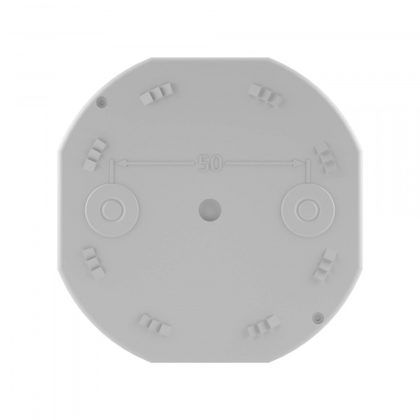 DKC Коробка ответвит. с 4 кабельными вводами д.20мм, IP44, д.80х40мм (розница)