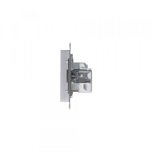 SE AtlasDesign Алюминий Розетка б/з, 16А, механизм