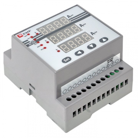 EKF PROxima Амперметр AD-G33 цифровой на DIN трехфазный