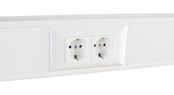 SPL Суппорт Mosaic 4 модуля для кабель-каналов 100х50 - ЭУИ 45х45(638003 - SPL - 100008S)