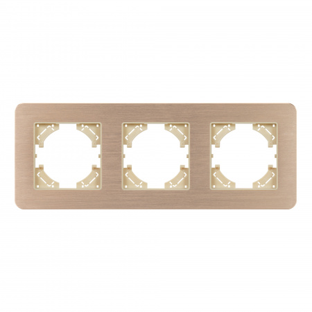 Arlight Рамка алюминиевая FRM-AKIRY-AL-3-GD (-)