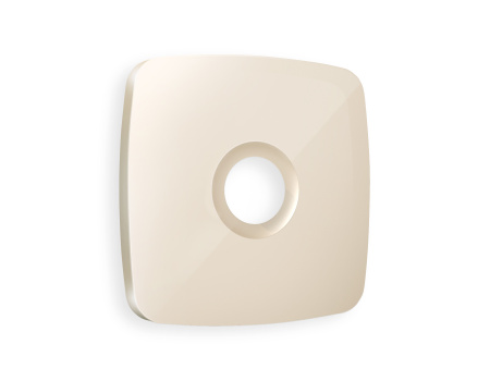 Лицевая панель OMEGA (Бежевый глянец) для TV розетки QUANT OP3130