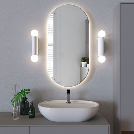 Настенный светильник со стеклянными плафонами Lily IP54 MRL 1029 белый Elektrostandard Lily a064602