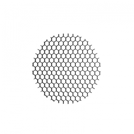 DK1500-BK Антибликовая решетка MR16, D50xH2mm, черная, алюминий