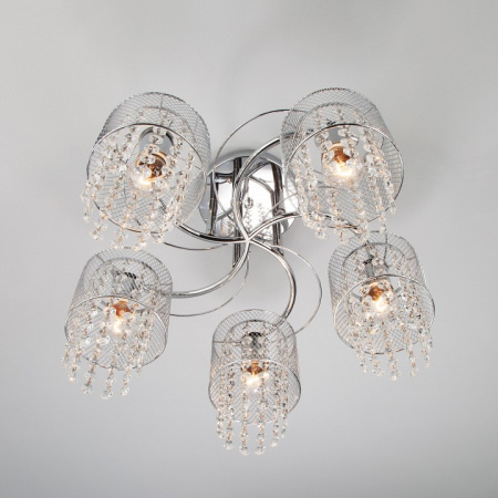 Потолочный светильник 30137/5 хром Eurosvet Bonnie