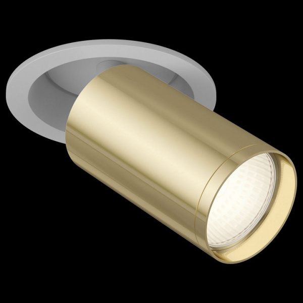 Встраиваемый светильник (Набор) C048CL-1WG(C048CL-01W(1шт.), TRA020-01G(1шт.)) Maytoni Focus S