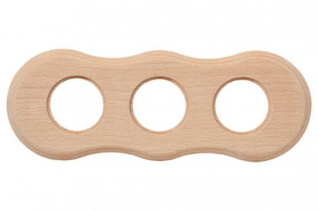 BIRONI Шедель Бук Натурэль Рамка 3-ая Форма восьмерка (скрытый монтаж)