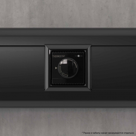 DKC Avanti Черный квадрат Термостат для теплых полов 2 мод