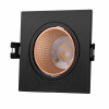 DK3071-BBR Встраиваемый светильник, IP 20, 10 Вт, GU5.3, LED, черный/бронзовый, пластик