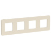 SE Unica Studio Бежевая/Бежевая Рамка 4-ная