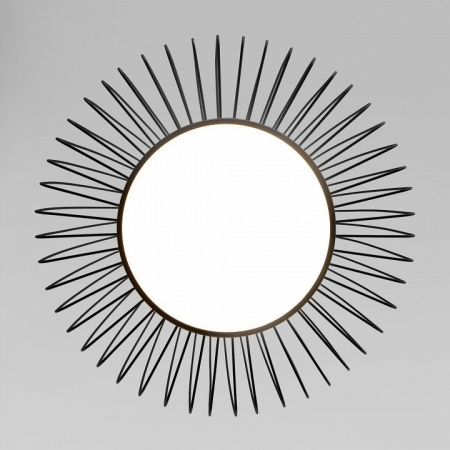 Подвесной светодиодный светильник 40010/1 LED черный Eurosvet Comodita