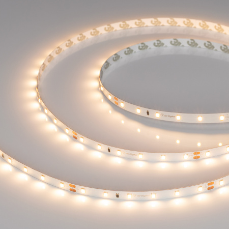 Arlight Светодиодная лента UL-A60-8mm 24V Warm2700 (4.8 W/m, IP20, 5m) (7 лет)