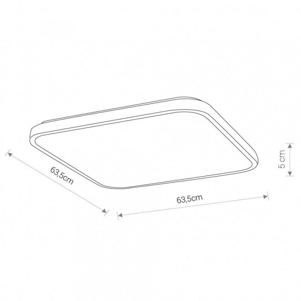 Потолочный светодиодный светильник Nowodvorski Agnes Square Led 8111