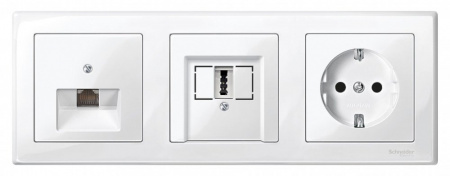 SE Merten SM M-Smart Бел глянец Рамка 3-ая