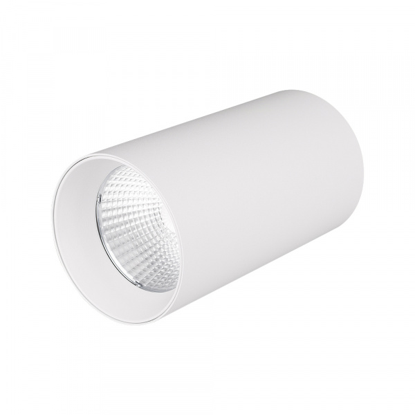 Arlight Светильник накладной SP-POLO-R85-1-15W Warm White 40deg (White, White Ring) (IP20 Металл, 3 года)