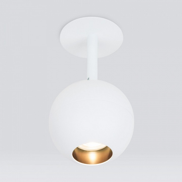 Встраиваемый светодиодный светильник белый 9926 LED Elektrostandard Ball a053737
