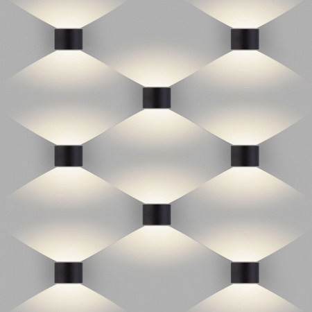 Blade черный уличный настенный светодиодный светильник 1518 TECHNO LED Elektrostandard Blade a038828