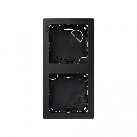 Simon 73 loft Графит Рамка 2-ая вертикальная 75х146 мм