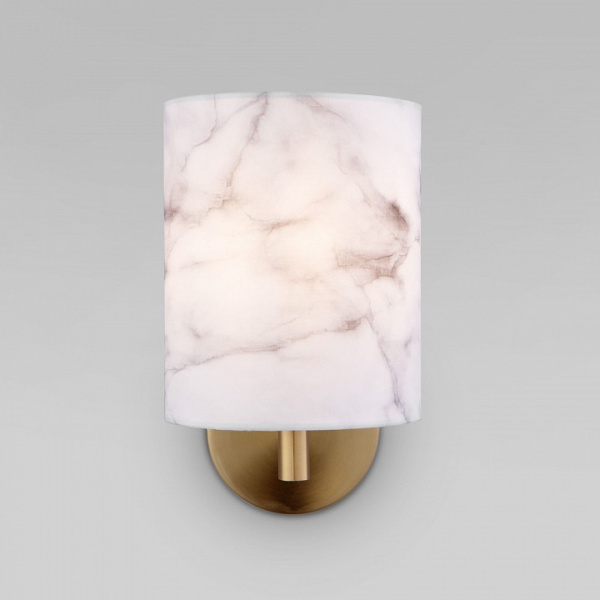 Настенный светильник с тканевым абажуром 60174/1 латунь Eurosvet Brume