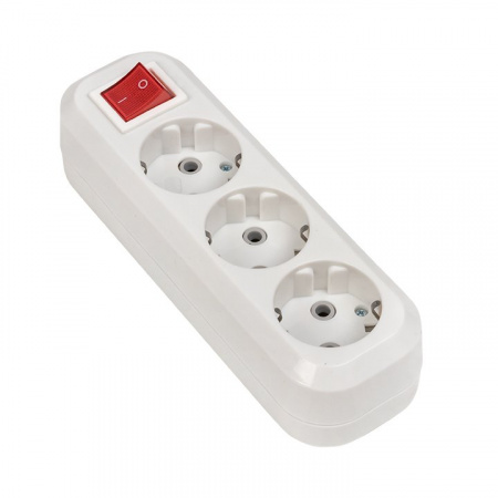 EKF PROxima Колодка 3 гн. 16А 3,5кВт c выкл. с/з Эксперт