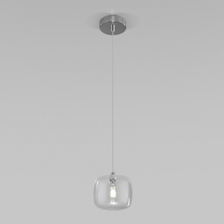 Подвесной светильник со стеклянным плафоном 50128/1 хром Eurosvet Jar