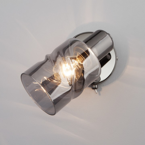 Настенный светильник 20120/1 чёрный жемчуг Eurosvet Ansa