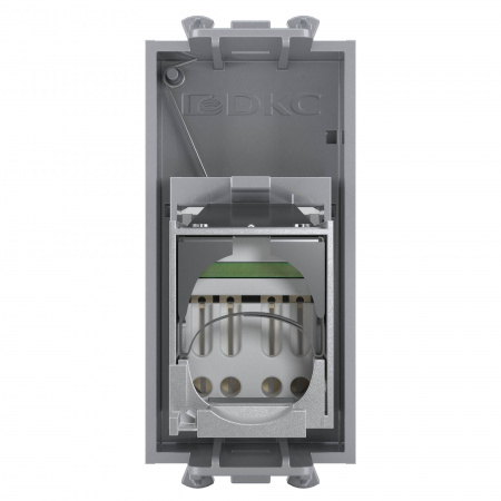 DKC Avanti Закаленная сталь Компьютерная розетка RJ-45  категория  6 экранированная 1 модуль