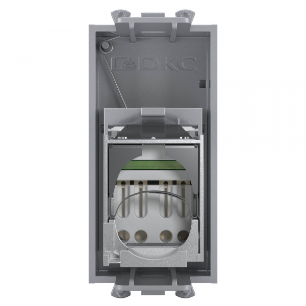 DKC Avanti Закаленная сталь Компьютерная розетка RJ-45  категория  6 экранированная 1 модуль