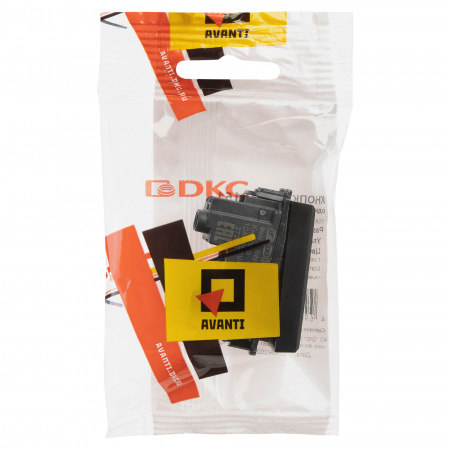 DKC Avanti Черный матовый Кнопка 1 модуль