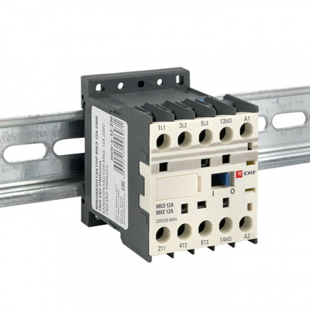 EKF PROxima Миниконтактор МКЭ 12А 230В 1NO