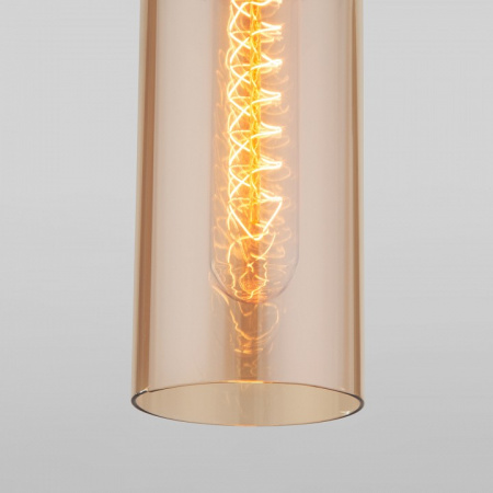 Подвесной светильник с плафоном 50180/1 янтарный Eurosvet Airon