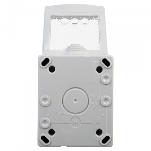 DKC Avanti Коробка для настенного монтажа IP55 Серый 2 модуля