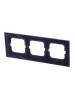 ABB BJE Axcent Черный Рамка 3-ая