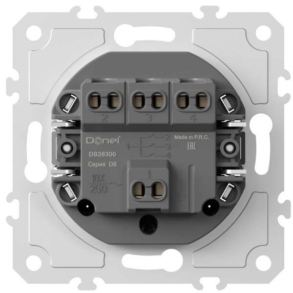 Donel Механизм выключателя В3 (простого), 10A 250В~, серия DB, DB28300