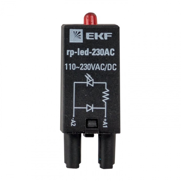 EKF Averes Модуль светодиодный 230 VAC для промежуточных реле RP