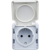 Legrand Plexo Белый Мех Розетка с/з с крышкой, винтовой зажим IP55