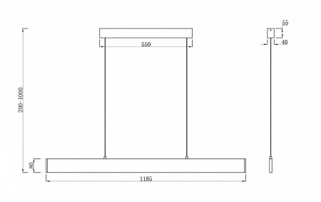 Подвесной светильник P010PL-L30W Maytoni Step