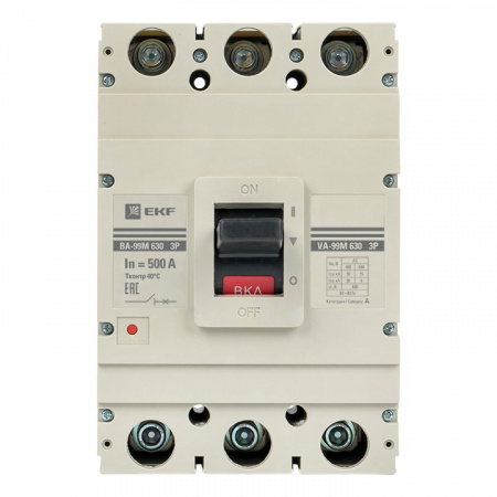 EKF PROxima Автоматический выключатель ВА-99М 630/500А 3P 50кА