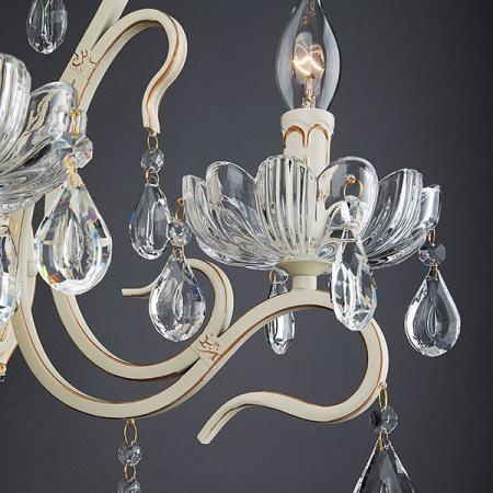 Бра с хрусталем 12205/2 белый Eurosvet Etna